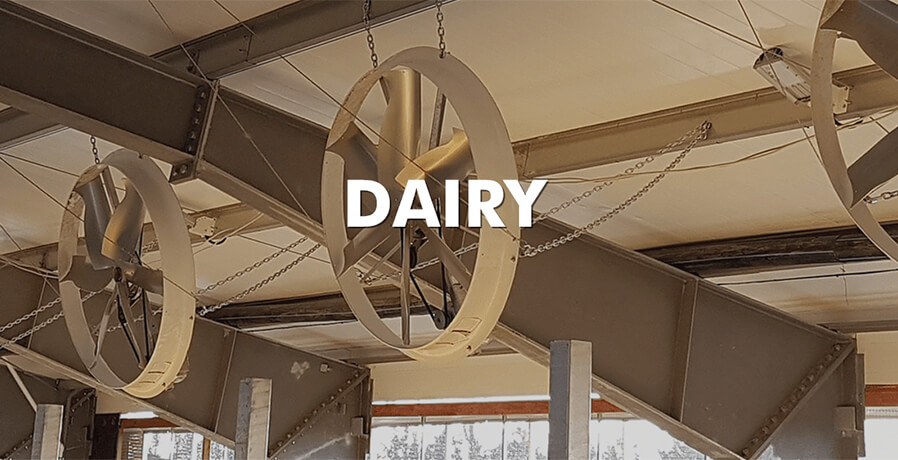 Ventilation systems for cattle farms