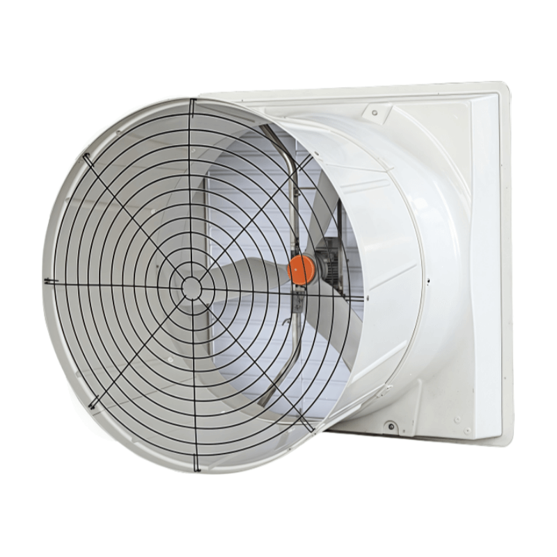 Fiberglass cone fan aluminium alloy blades direct motor drive