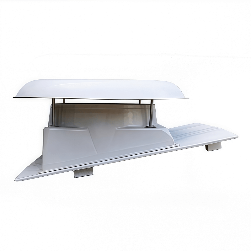 Slope type FRP rooftop fan