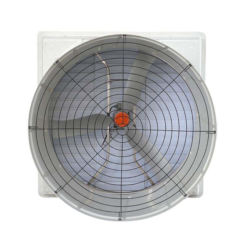 Fiberglass cone fan aluminium alloy blades direct motor drive