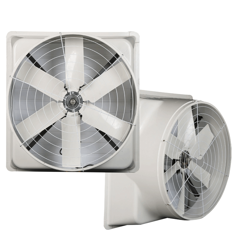 Elbow type FRP rooftop fan