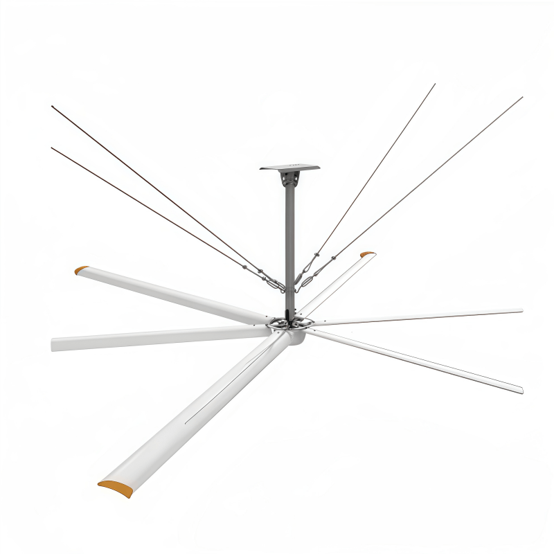2.1-3.8m permanent magnet hvls ceiling fan