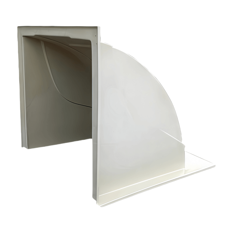 Elbow type FRP rooftop fan