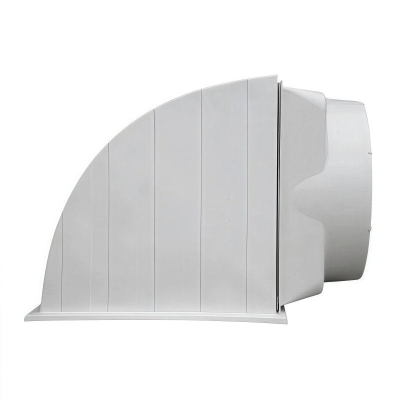 Elbow type FRP rooftop fan