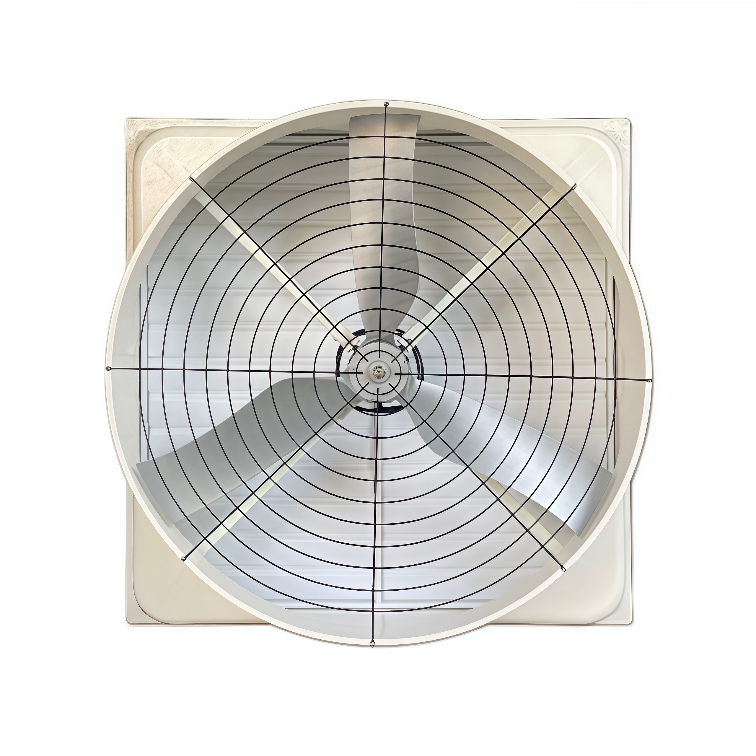Fiberglass Exhaust Fan Cast Aluminium Blades Direct Drive Type