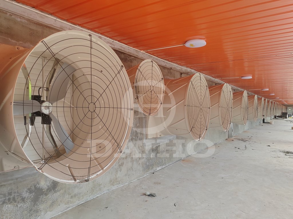 Fiberglass cone fan direct drive type