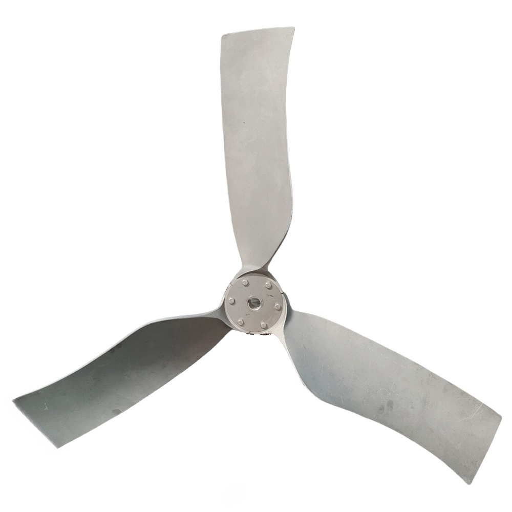 Fiberglass Exhaust Fan Cast Aluminium Blades Direct Drive Type