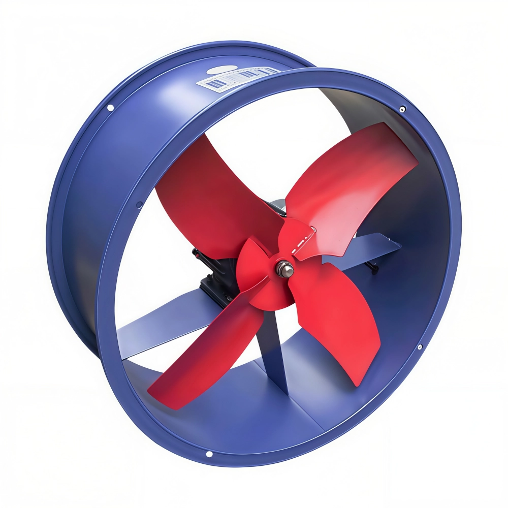 Industrial Axial Flow Fan | 4-Blade Exhaust Ventilation Fan for Factory ...