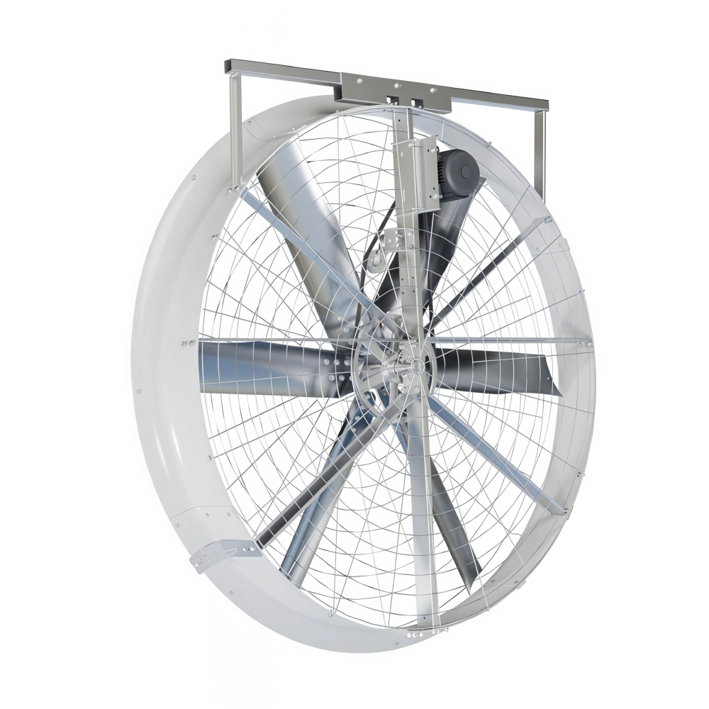 Energy-Efficient Industrial Wall-Mounted Axial Fan | High Airflow ...