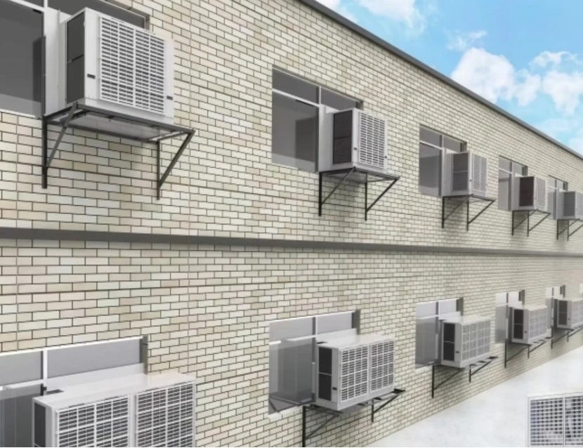 Integrated cooling fan cooling system
